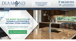 Desktop Screenshot of diamondgraniteinc.com